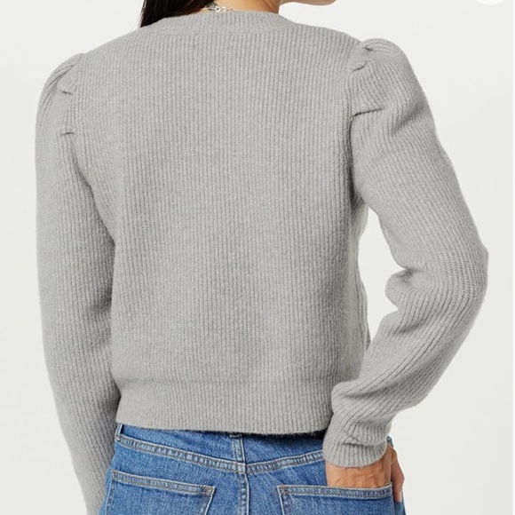 Puff Sleeve Cable-Knit Sweater - Picture 2 of 6